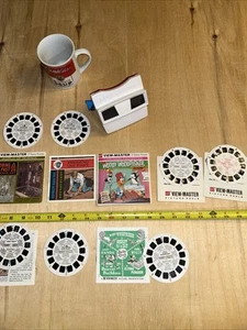 VTG ~50’s View Master Woody Wood Pecker Probing The Past Chilly Willy+ 7 SLIDES! - Picture 1 of 24