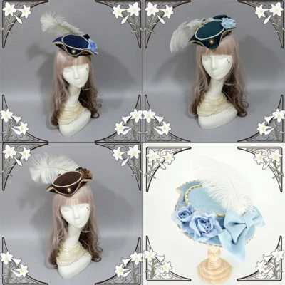 Gótico KC Corona Europa Palacio Retro Precioso Barroco Sombrero Adornos para el Cabello Lolita Foto 1 de 4