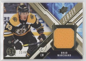 2021-22 SPx Jersey Gold Spectrum /65 Brad Marchand #J-BM