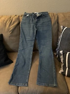 Boys Wrangler Jeans Classic Boot Dark Used 14 Slim Size  - Picture 1 of 5