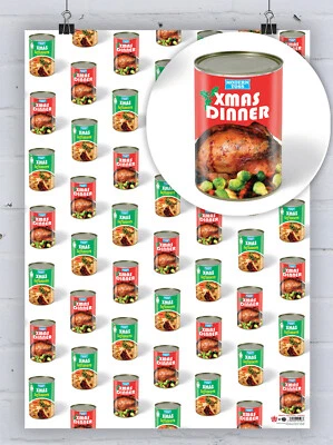 BRAINBOX CANDY / MODERN TOSS Modern Toss Funny Xmas Wrapping Paper Gift Wrap Hilarious Cheeky Christmas Joke