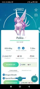 Palkia (Forma de origen) Legado (Rendición espacial) Pokemon Trade Go - Imagen 1 de 2