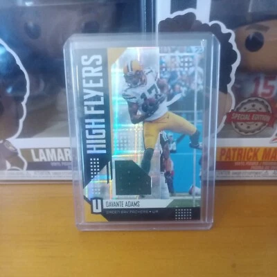 2018 Panini Unparalleled - High Flyers Memorabilia Davante Adams (MEM ) Packers - Image 1 of 3