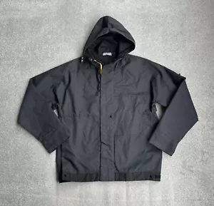 STONE ISLAND Herren Jacke Gr XL Windbreaker Raso Gommato Windjacke 15318 Schwarz - Bild 1 von 11