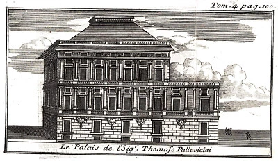 ITALY GENOA "Le Palais de l'Sig. Thomaso Paliavicini" 1709 A. De Rogissart - Image 1 of 4