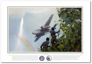 WAR WEARY von Jack Fellows - B25D Mitchell - Luftfahrtkunstdruck - Bild 1 von 1