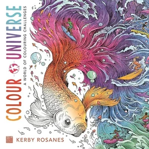 Kerby Rosanes Buch - Color Universe A World of Colouring Challenges NEU! KOSTENLOSER VERSAND - Bild 1 von 5