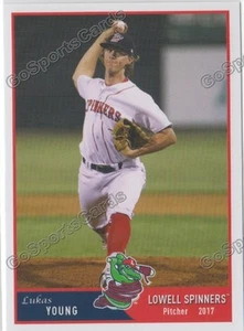 Lowell Spinners Lukas Young RC 2017 novato Boston Red Sox - Imagen 1 de 1