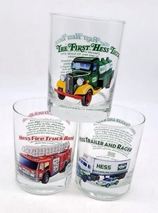 ThriftCHI ~ (3) Hess Trucks Promotional Whiskey Glasses - 1996 - Bild 1 von 4