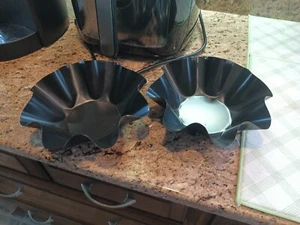 SET OF 2 8.75 Taco Shell Salad Bowl Maker Non Stick Pans - NEW - Picture 1 of 1
