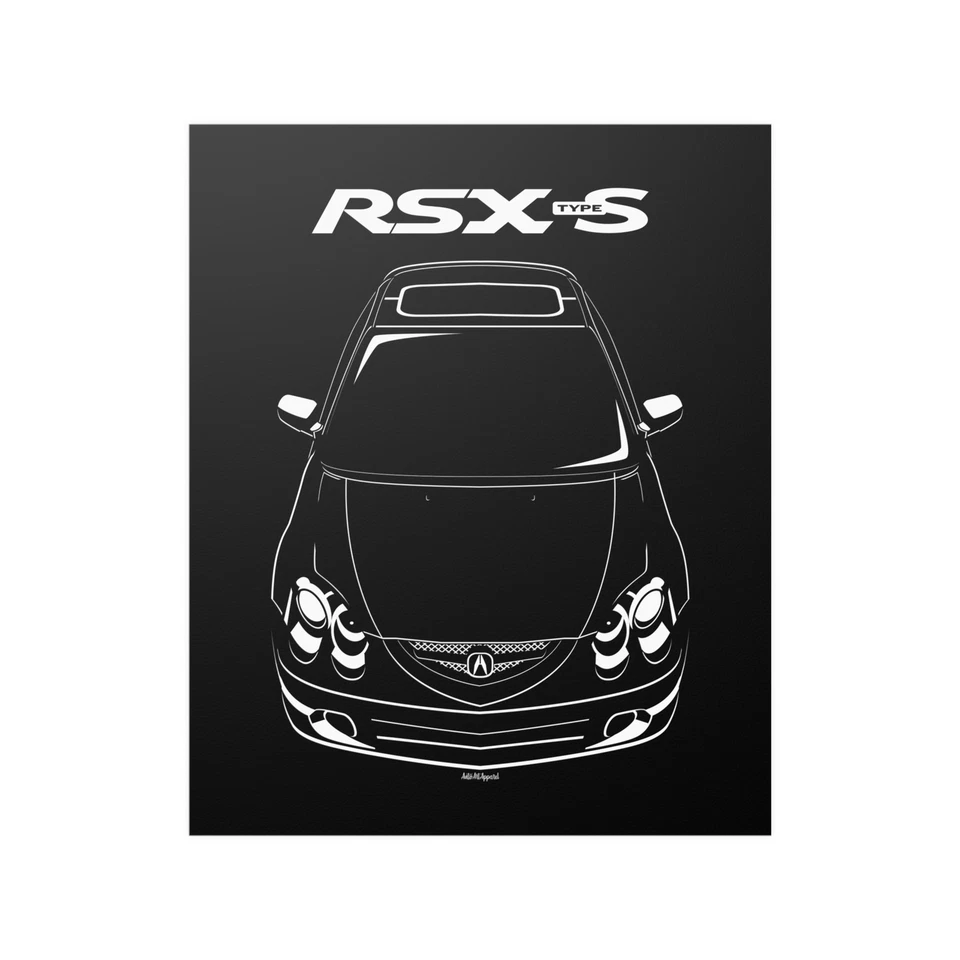 V8SOCIAL Acura RSX Type S 2002-2006 Poster