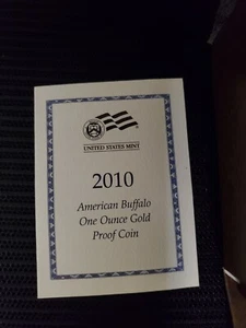 American Buffalo One Ounce Gold Plated Coin With Original U. S. Mint Box & COA - Picture 1 of 16