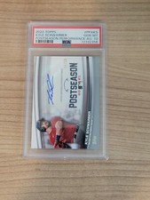 2022 Topps Postseason Performance #PPAKS Kyle Schwarber Autograph /50 PSA Gem...