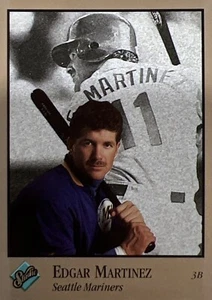 1992 Leaf Studio Edgar Martinez HOF Seattle Mariners #235 NMMT - Picture 1 of 2