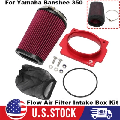 Caja de admisión de filtro de aire Pro Flow con ropa exterior para Yamaha Banshee YFZ 350 1987-2006 Foto 1 de 4