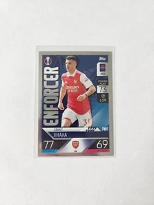 2022-23 Topps Match Attax Arsenal FC Granit Xhaka No 92 Enforcer Midfielder - Bild 1 von 2