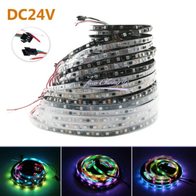 5M WS2811 60LED/M 24V 5050 Dream Full color LED strip Addressable  Led Pixels - Image 1 of 4