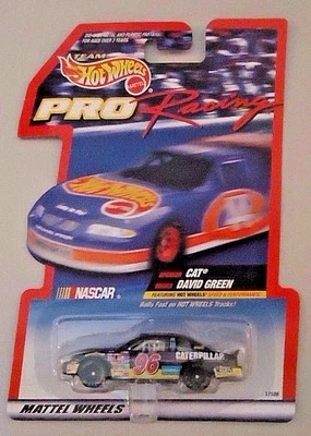 Mattel Team HotWheels Pro Racing Die-Cast NASCAR David Green CAT #96 NEW - Image 1 of 3