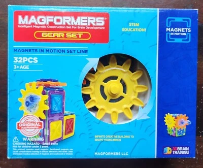 Magformers 32-piece Gear Set - New Open Box - Image 1 of 4