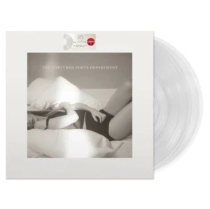 The Tortured Poets Department Taylor Swift Target Exclusive Phantom Clear Vinyl! - Imagen 1 de 4
