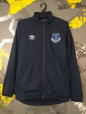 Everton Training Jacket With Zipped Umbro Polyester Mens Size S ig93 Cover