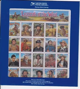 Legends of the West Recalled Stamps Scott # 2870 in USPS Original Packaging - Picture 1 of 3