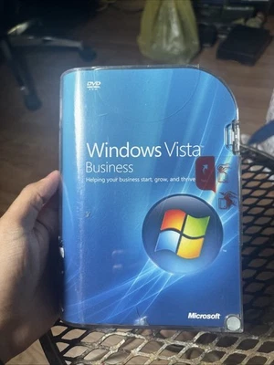 Microsoft Windows Vista Business Full MS WIN 32 Bit DVD =NEW SEALED RETAIL BOX= - Image 1 of 4