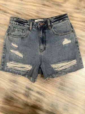 Pantalones cortos de mezclilla O’Neil para mujer azul claro desgastado 3” talla 27 Foto 1 de 4