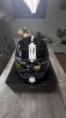 Scorpion Exo-Tech Evo Travelle Klapphelm XL Schwarz/Weiß | NEU & OVP - Bild 1 von 4