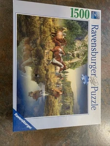 Ravensburger Puzzle WILD HORSES by Roberta Wesley -1500 Pcs New Sealed No.163045 - Picture 1 of 6