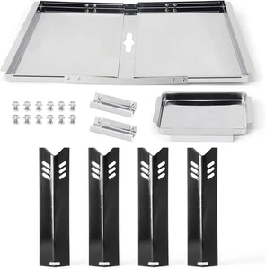 Grill Grease Tray Drip Pan Heat Plates for Dyna Glo Backyard DGF493BNP - Picture 1 of 8