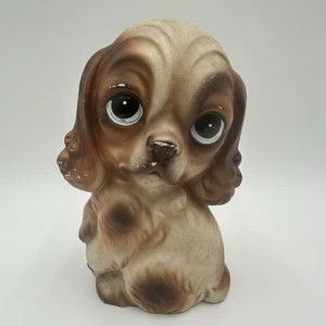 Vintage Norleans Japan Cocker Spaniel Puppy Dog Big Eyes Figurine 6.5" - Picture 1 of 11