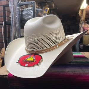 Men’s White Cowboy Hat. Straw Western Hat For Men. Sombrero Vaquero De Hombre. - Picture 1 of 9