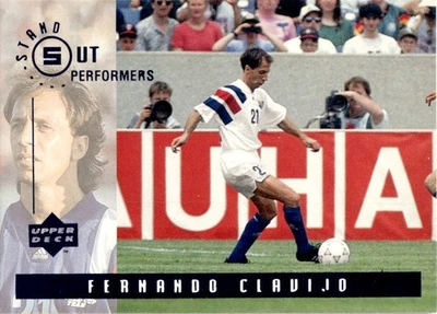 Contenders de la Copa Mundial 1994 Upper Deck Destacados artistas Fernando Clavijo EE. UU. Foto 1 de 2