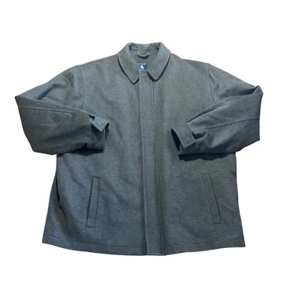 Roundtree & Yorke Outdoors Tall Man Wool Blend Thick Coat Jacket Size 2XT - Image 1 of 4