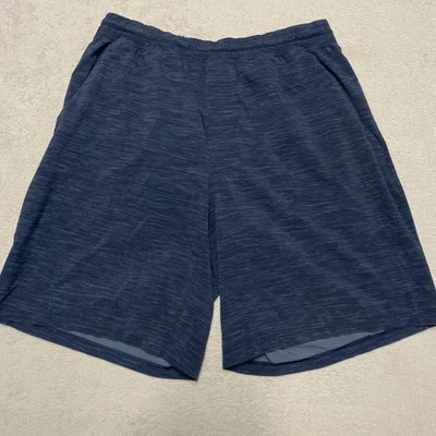Lululemon Pace Breaker Corto Para Hombre Grande Azul Forrado 9” Gimnasio Activo Foto 1 de 4