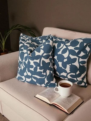 Set Of 3 New, Handmade Cushion Covers In ANYDAY Frieda Fabric 45cm X 45cm - Image 1 of 4