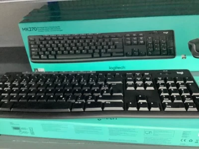Logitech MK235 Kabelloses Tastatur- Maus- Set - Wie neu 1#32103156 - Bild 1 von 3