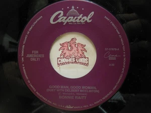 Bonnie Raitt – Good Man, Good Woman / Nick Of Time, 45 RPM VG+ (30H) - Picture 1 of 2