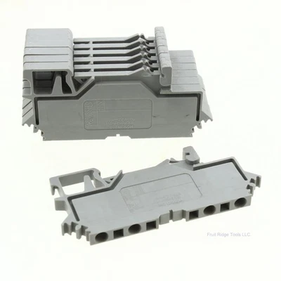 7 Wago Din Rail Mount Terminal Blocks 4-Position 28-14AWG 10A Clamp 280-609 - Image 1 of 4