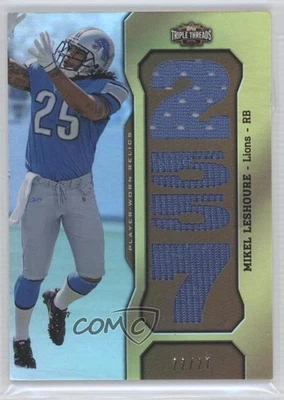2011 Topps Triple Threads Relics Sepia /27 Mikel Leshoure #TTR-37 Rookie RC - Image 1 of 2