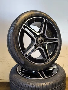 4 Sommerräder 225/45R18 Mercedes A B CLA Klasse W177 W247 C118 18" AMG Alufelgen - Bild 1 von 3
