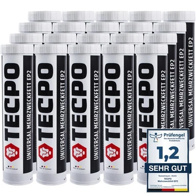 20x 400g TECPO UNIVERSAL MEHRZWECKFETT EP2 LITHIUM FETT SCHMIERFETT FETTPRESSE - Bild 1 von 4