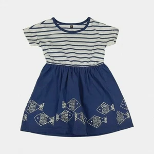 Tea Collection Striped Fish Dress - Picture 1 of 6