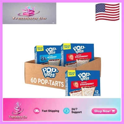 Convenient Breakfast & Snack Solution - Toaster Pastries Variety Pack, 60 Count - Image 1 of 4