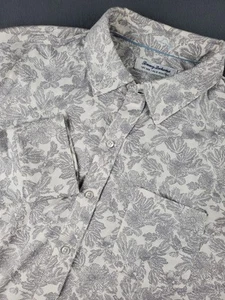 Camisa Tommy Bahama Para Hombres L/s Abotonada Grande AOP Floral Zona Isla Elástica - Imagen 1 de 9