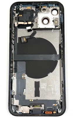 Apple iPhone 13 6.1" 2021 Negro Medianoche Estuche Trasero Buen Vidrio OEM Grado B Foto 1 de 4