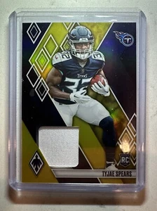 2023 Panini Phoenix TYJAE SPEARS RC Tri-Color Patch YELLOW 46/50 No. RJM-CS - Picture 1 of 2