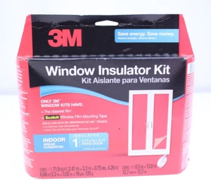 NEW 3M Window Insulator Kit Indoor (6ft 8in x 9ft) Patio Door Clear Film SEALED - Picture 1 of 8