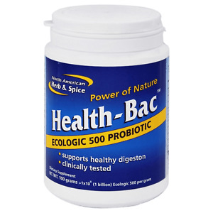 Probiotic Health-Bac North American Herb and Spice 100 grams Ecologic 500